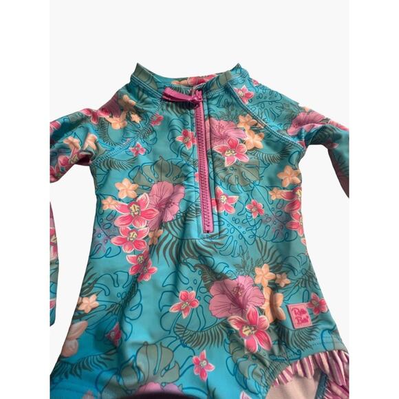 Ruffle Butts Rash Guard Swim Suit Toddle Girls Size 2T Very good used condition - Picture 8 of 8